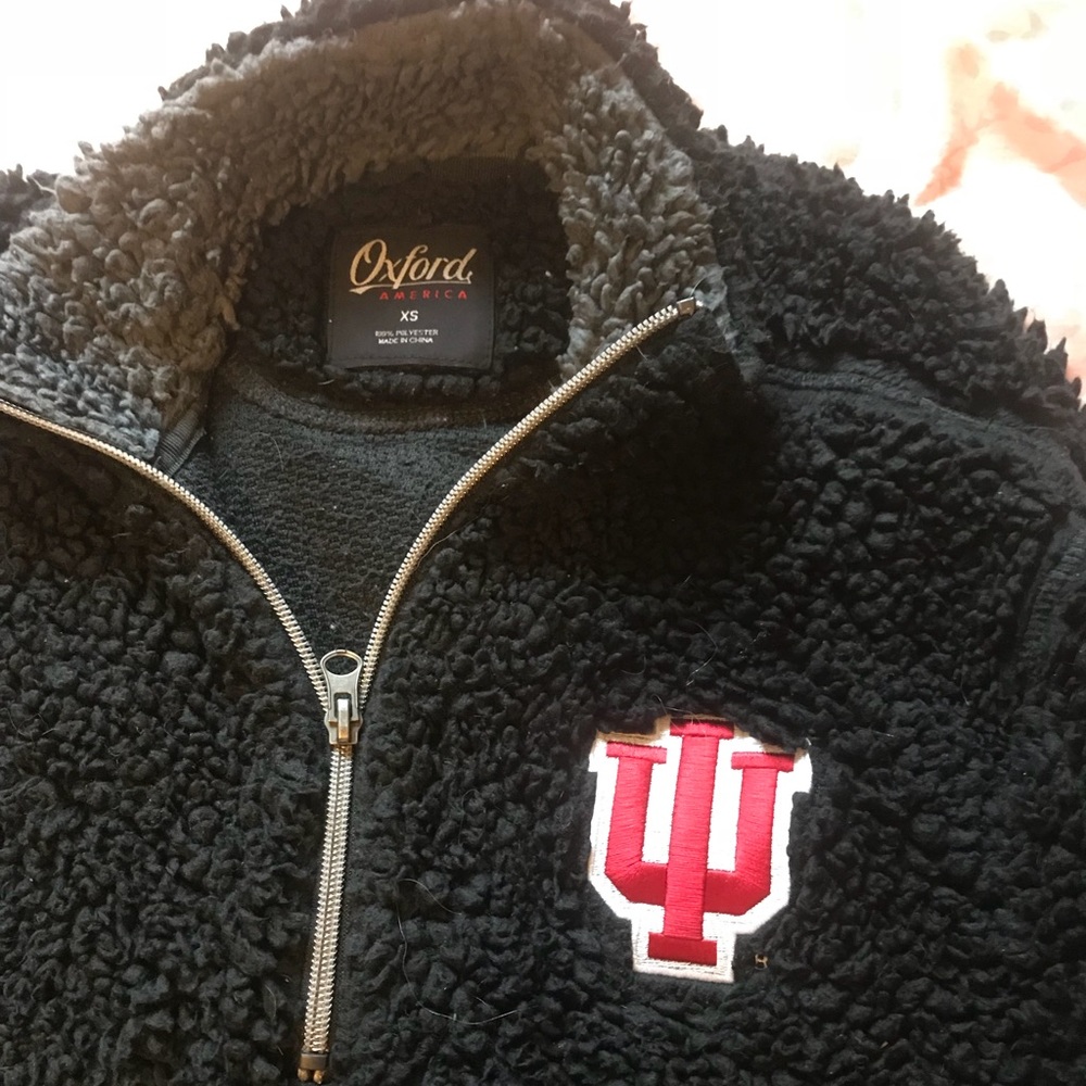 fuzzy and warm Indiana University IU sweatshirt!
